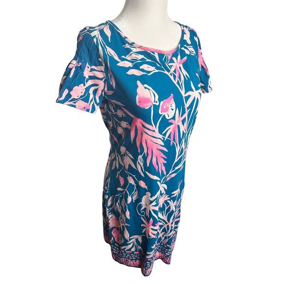 Lilly Pulitzer Marah Tidal Wave Its Prime Time Engineered Dress Sz Small - Picture 1 of 6